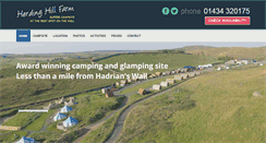 Desktop Screenshot of herdinghillfarm.co.uk