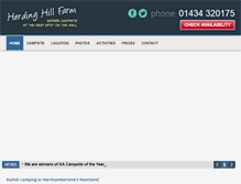 Tablet Screenshot of herdinghillfarm.co.uk